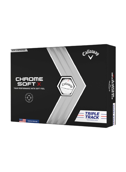 Callaway Golf Chrome Soft X Triple Track Golf Balls
